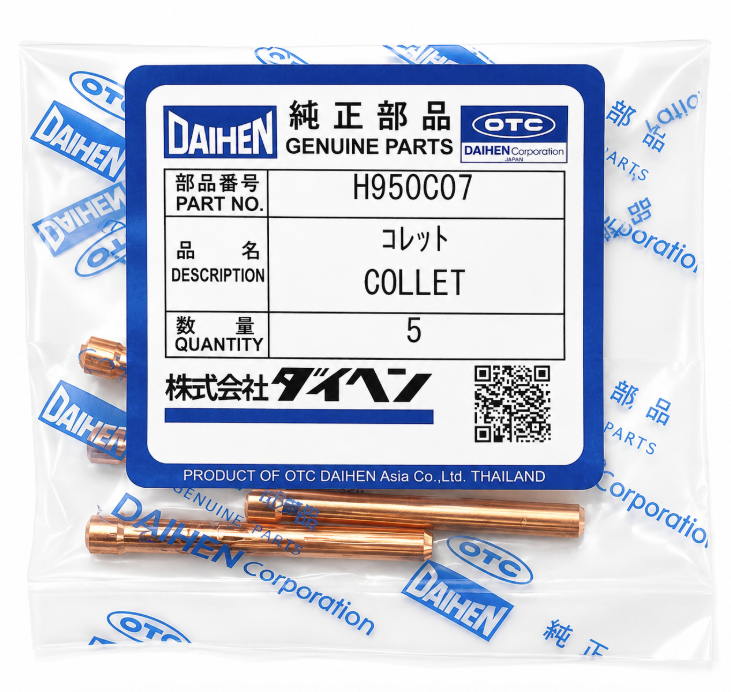 ダイヘン(DAIHEN)TIG溶接用コレット H950C07(3.2mm)5本入り