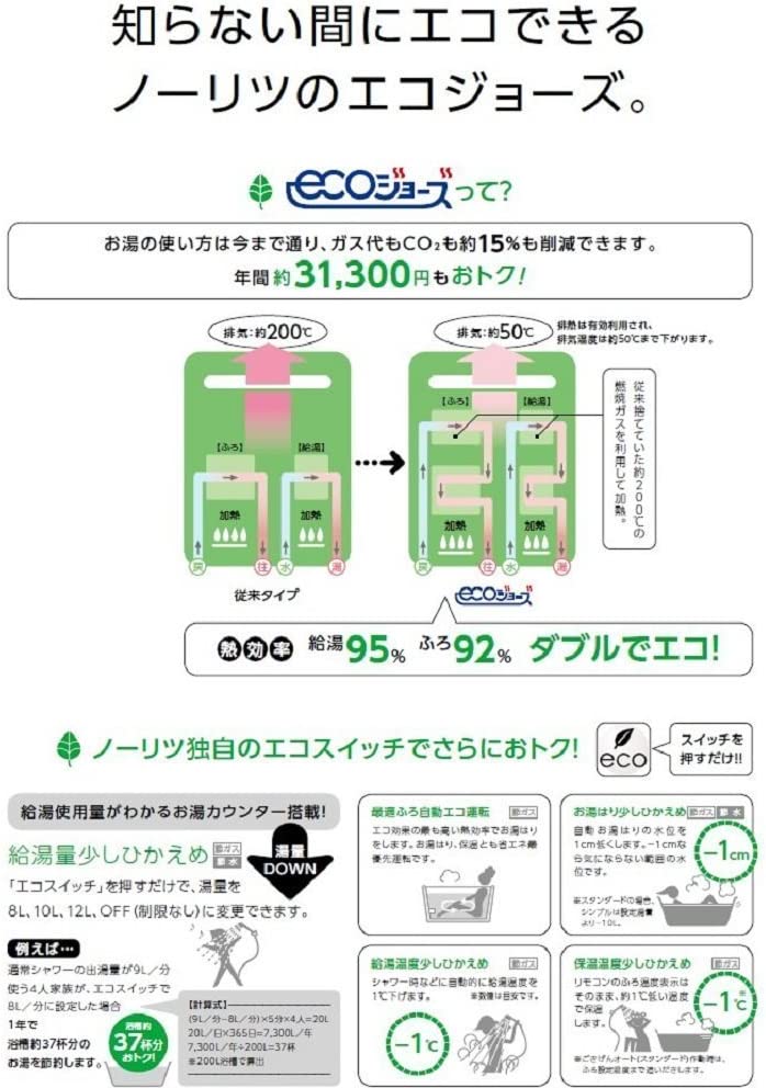 ノーリツ ガス給湯器 【配管カバー&マルチリモコンセット】 エコジョーズ 24号 オート GT-C2462SAWX-2-BL LPG プロパン 屋外壁掛 設置フリー マルチリモコンセット RC-B001 配管カバー H67-K450-S
