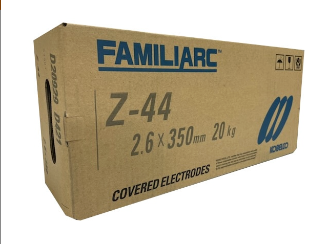 KOBELCO 神戸製鋼 鉄用 溶接棒 溶接棒 Z-44 2.6Φ 20kg (5kgX4箱）/大箱 FAMILIARC 軟鋼用 被覆アーク溶接棒