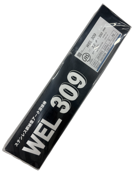 WEL ( 日本ウェルディングロッド )　アーク溶接棒 　WEL 309　ステンレス鋼 用 φ 3.2mm 350mm 小箱 5kg
