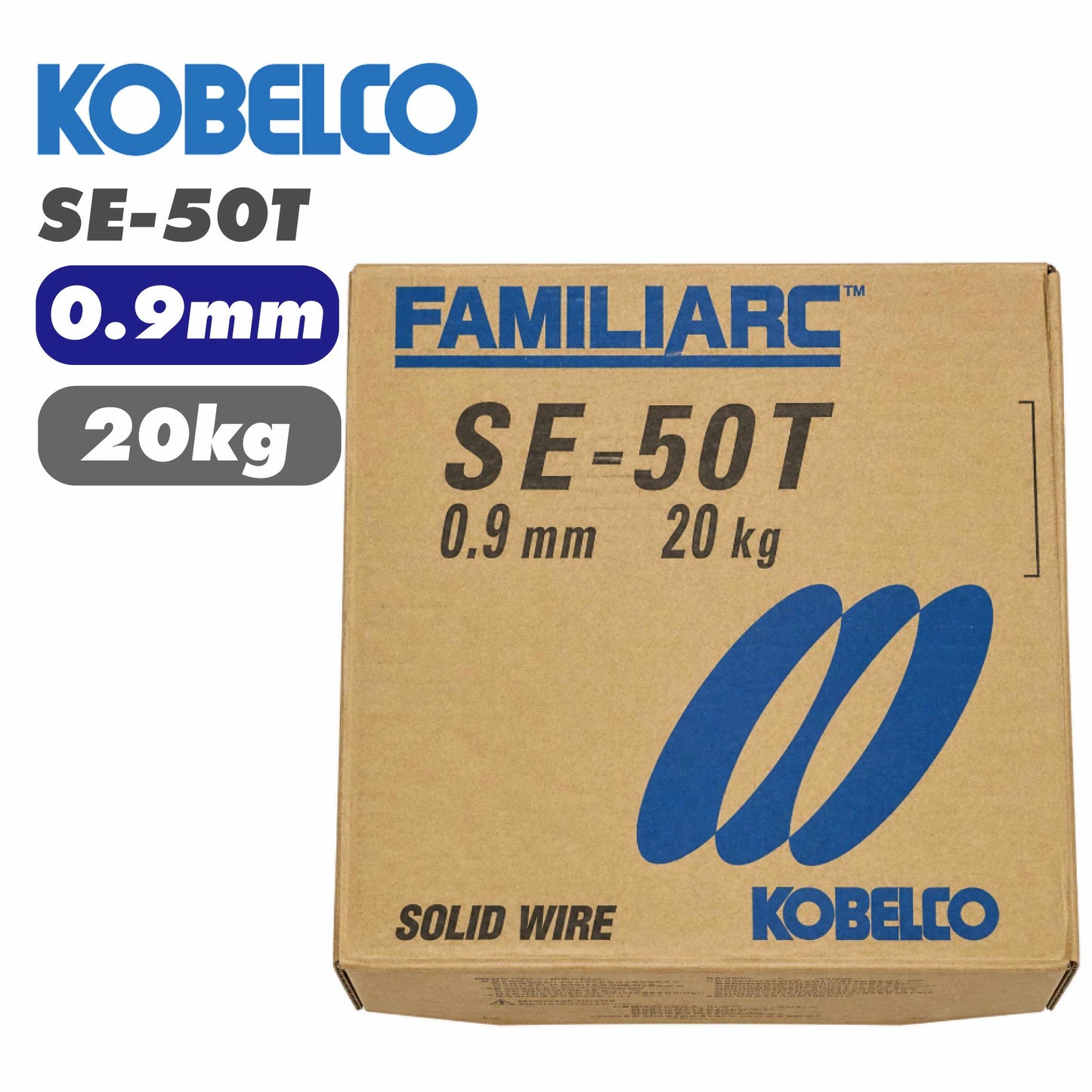 KOBELCO 溶接ワイヤー CO2溶接 半自動溶接 神戸製鋼 ソリッド溶接ワイヤ SE-50T 0.9mm 20kg