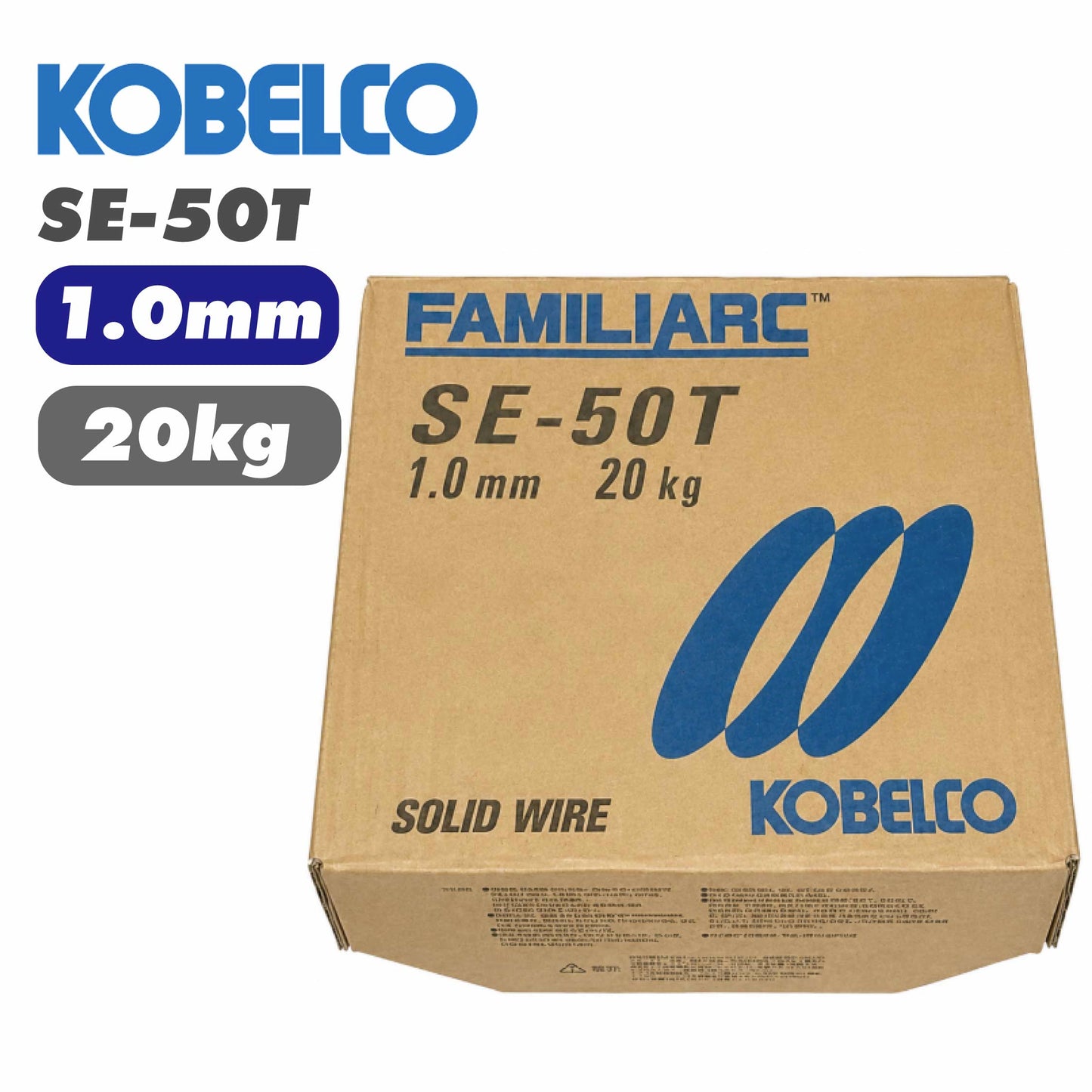 KOBELCO 溶接ワイヤー CO2溶接 半自動溶接 神戸製鋼 ソリッド溶接ワイヤ SE-50T 1.0mm 20kg KOBELCO