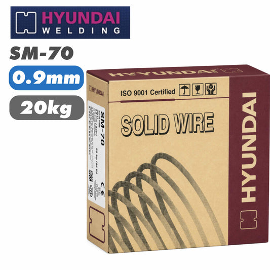 現代 ヒュンダイ ソリッド溶接ワイヤー YGW-12  SM-70 0.9mm 20kg CO2溶接用