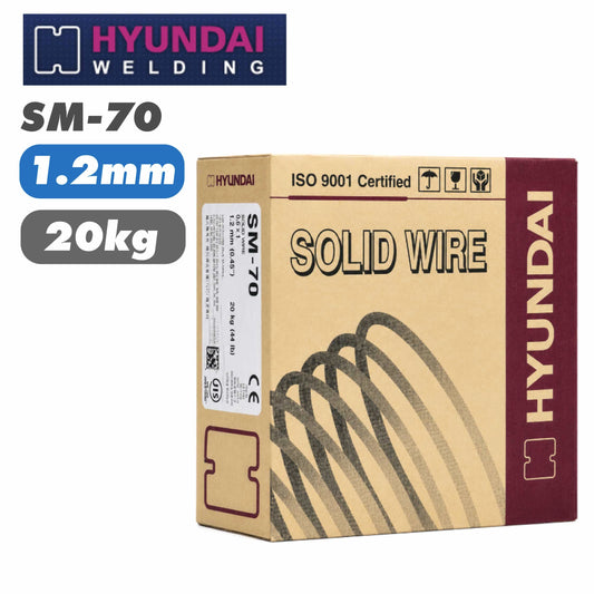 現代 ヒュンダイ ソリッド溶接ワイヤー YGW-12  SM-70 1.2mm 20kg CO2溶接用